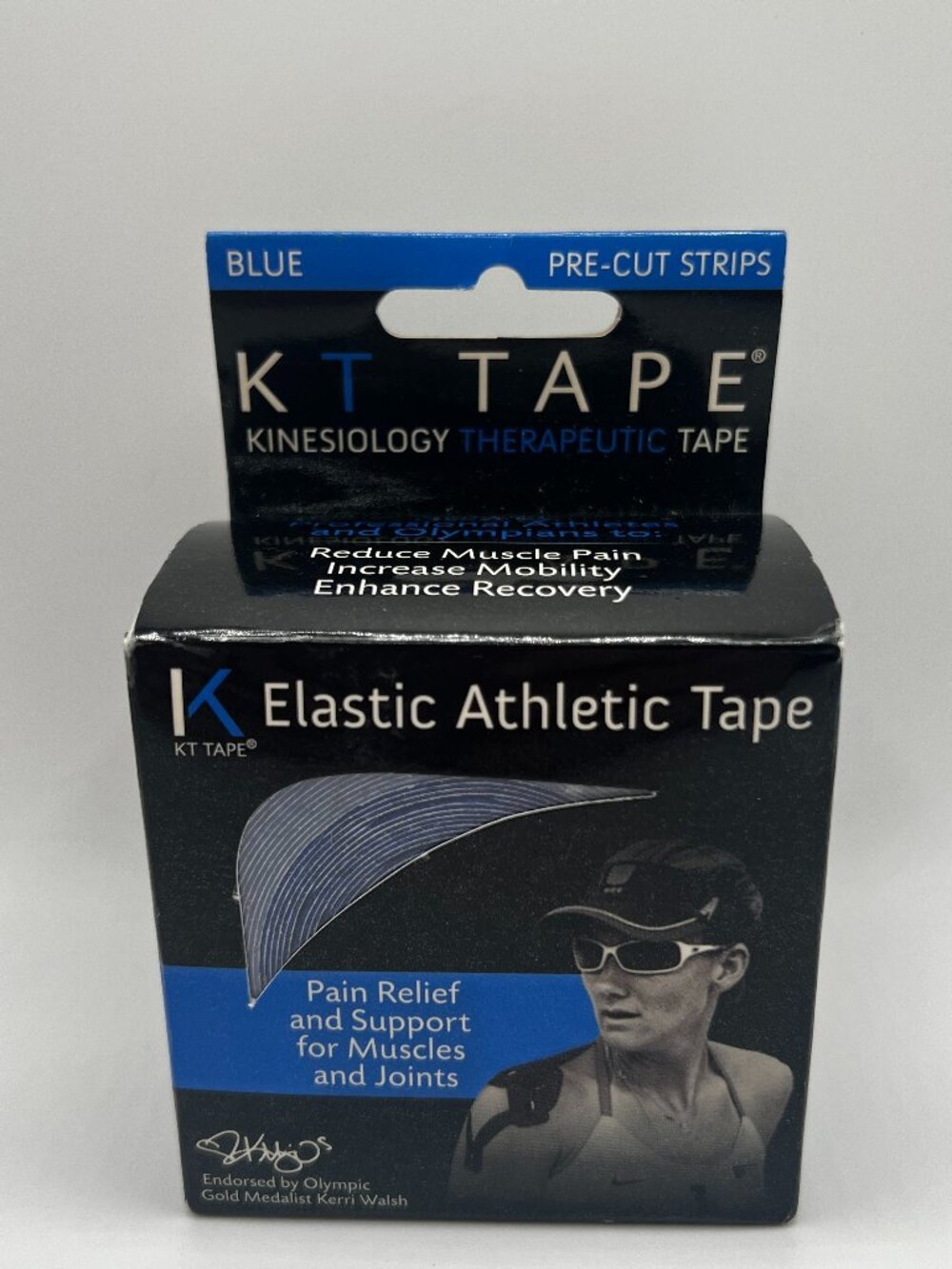 KT Tape Elastic Kinesiology Therapeutic Athletic Tape, Blue
